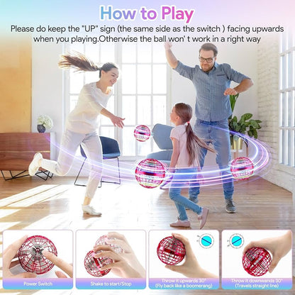 Round Shape Flying ORB Ball | Flying Ball | Boomerang Ball | Spinner Ball | 360 Rotating Magic Ball