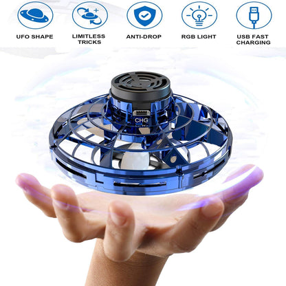 UFO Fingertip Upgrade Flight Gyro Flying Spinner Decompression Toy for Adult and Kids