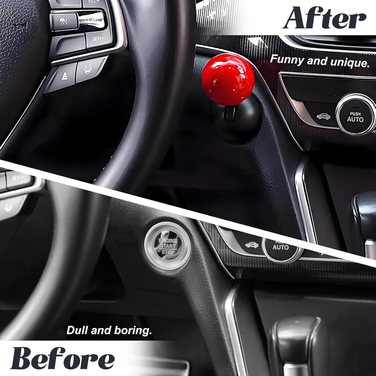 Push Button Start Lever | Car Push to Start Button Rocker | Car Engine Start Stop Button Joystick