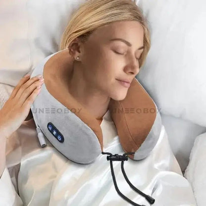 U-Travel Pillow Massager  Relax Anywhere!  Ultimate Comfort on the Go!  Soothe Your Neck & Shoulders!*  Elevate Your Relaxation!  Experience Blissful Comfort!