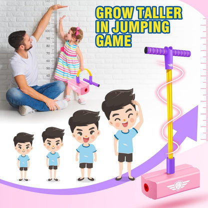 Jumping Promotes Growing Taller- Pogo Stick Foam Pogo Jumper for Kids, Toys for 3-12 Year Old Boys Girls Outdoor Toys Indoor Toys Fun Gifts Christmas Stocking Stuffers Gifts