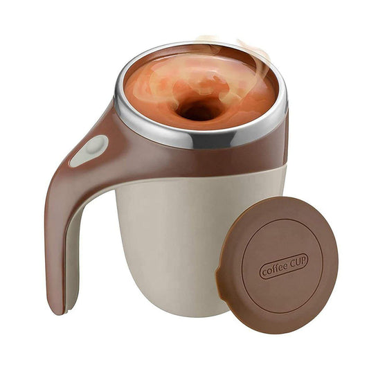 Battery Power Washable Self Stirring Cup for Coffee Tea Hot Chocolate Protein Powder // Automatic Magnetic Stirring Mug // Self Stirring Automatic Mixer