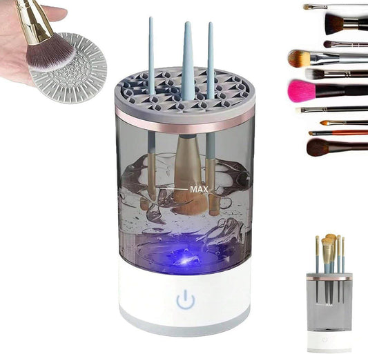 Electric Makeup Brushes Cleaner, Portable USB Reusable Cosmetic Brush Cleaner Machine, Make Up Brush Cleaning Tool to Wash Dry All Size Makeup Brush, Great Gift for Women, Girlfriend