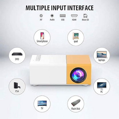 YG-300 Mini Projector  Portable LED Projector  Smart Projector  Mini